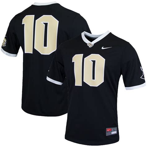 ucf knights nike college replica football jersey black|ucf knights football jersey.